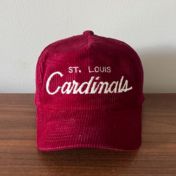 Vintage Arizona Cardinals Sports Specialties Corduroy Hat The Cord Red Zip Back